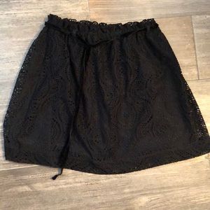 Black Lace Skirt